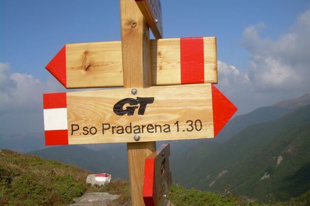 segnaletica Garfagnana Trekking autore Luciano Turriani
